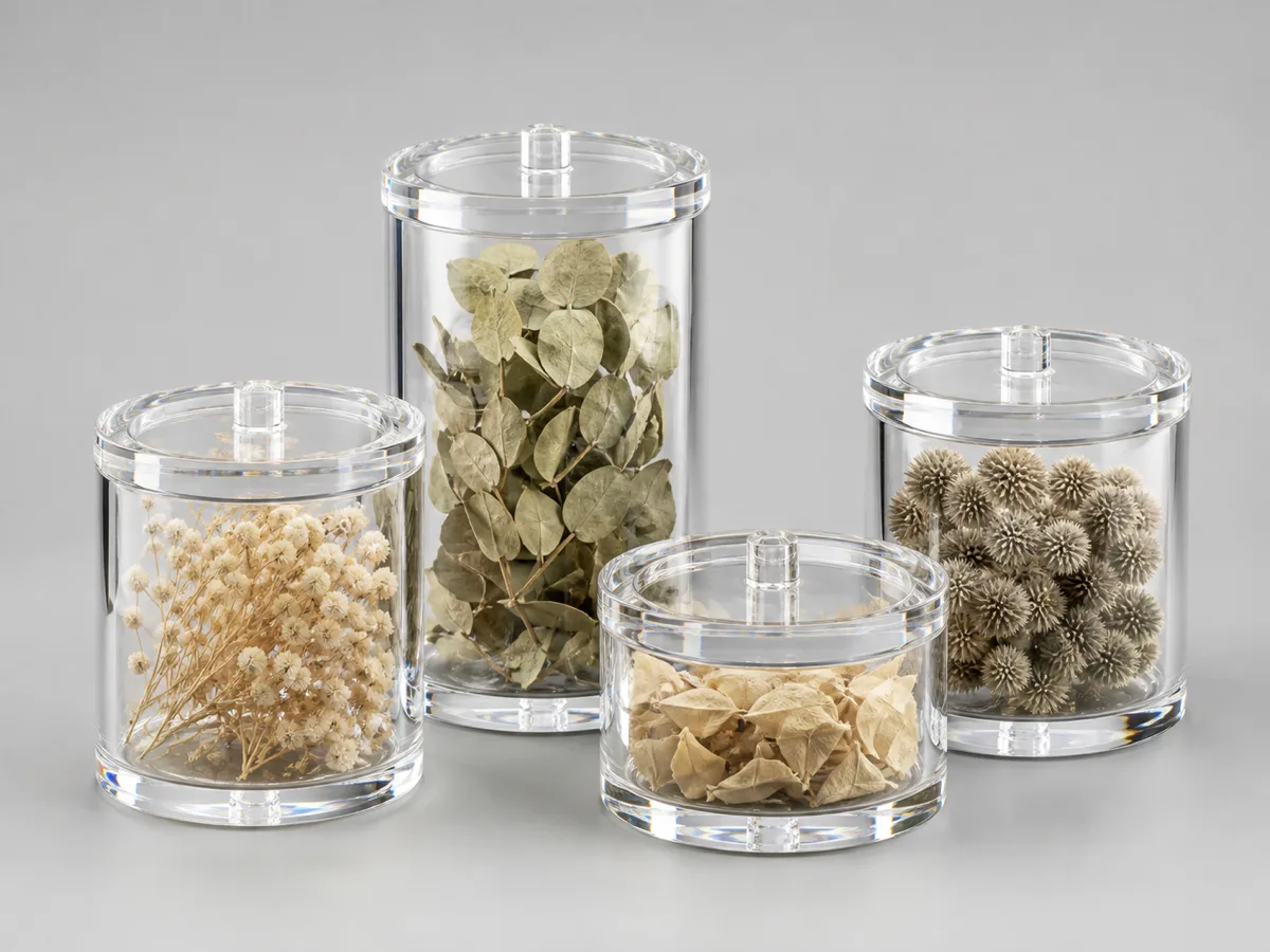 Acrylic Display Jars