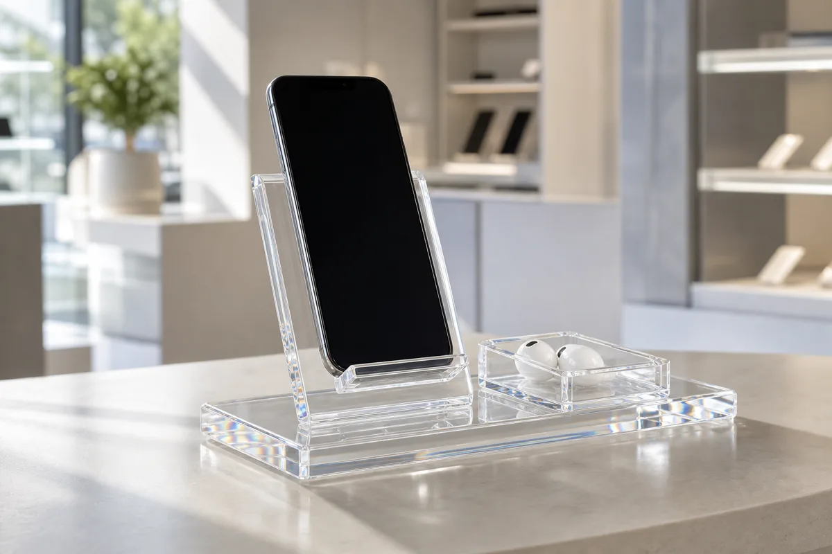 E-commerce Accessory Sellers — typical acrylic display use case