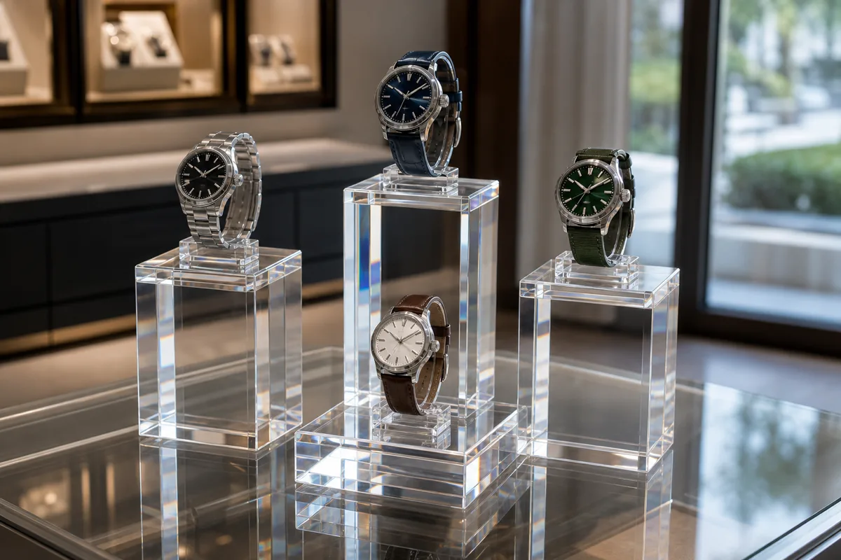 Watch Boutique & Showroom Owners — typical acrylic display use case