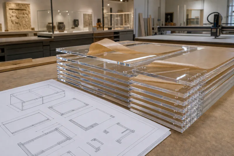 Exhibit Design & Fabrication Firms — typical acrylic museum display use case
