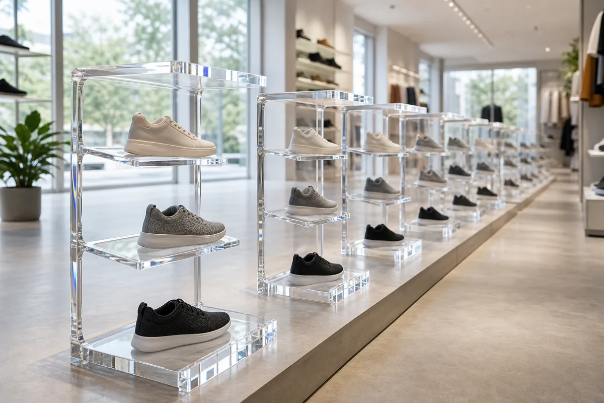 Franchise & Multi-Store Operators — typical acrylic shoe display use case