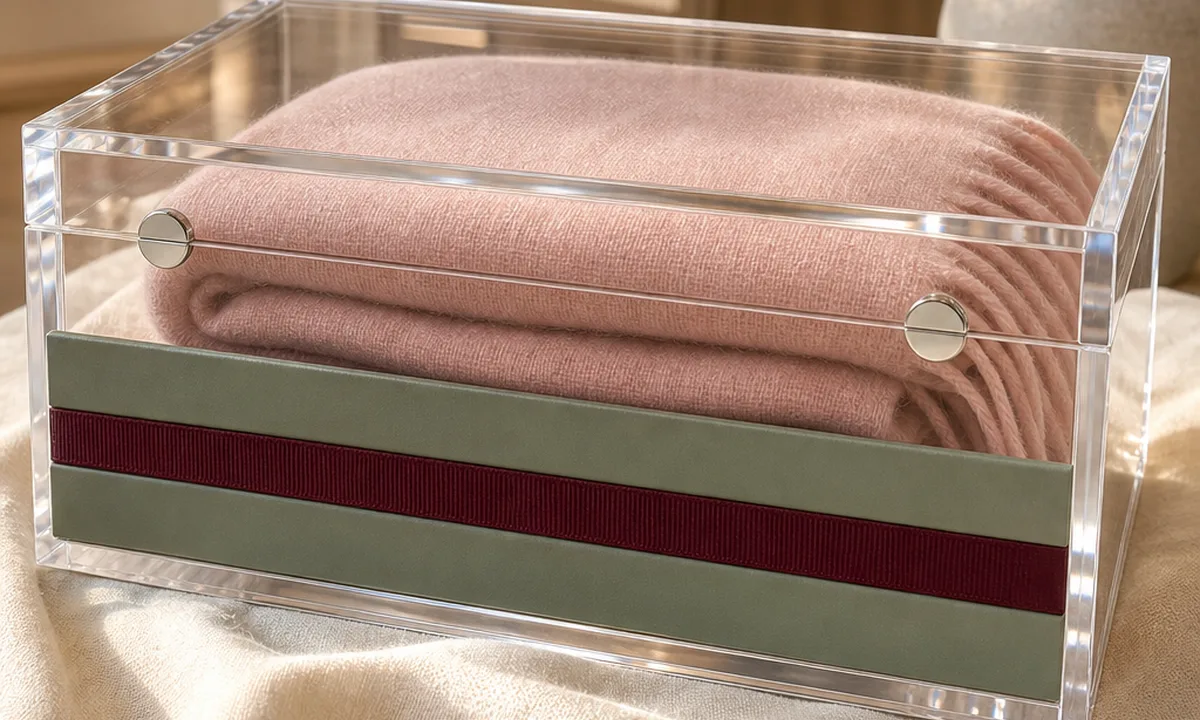Custom Acrylic Gift Box Program for Boutique Rollouts