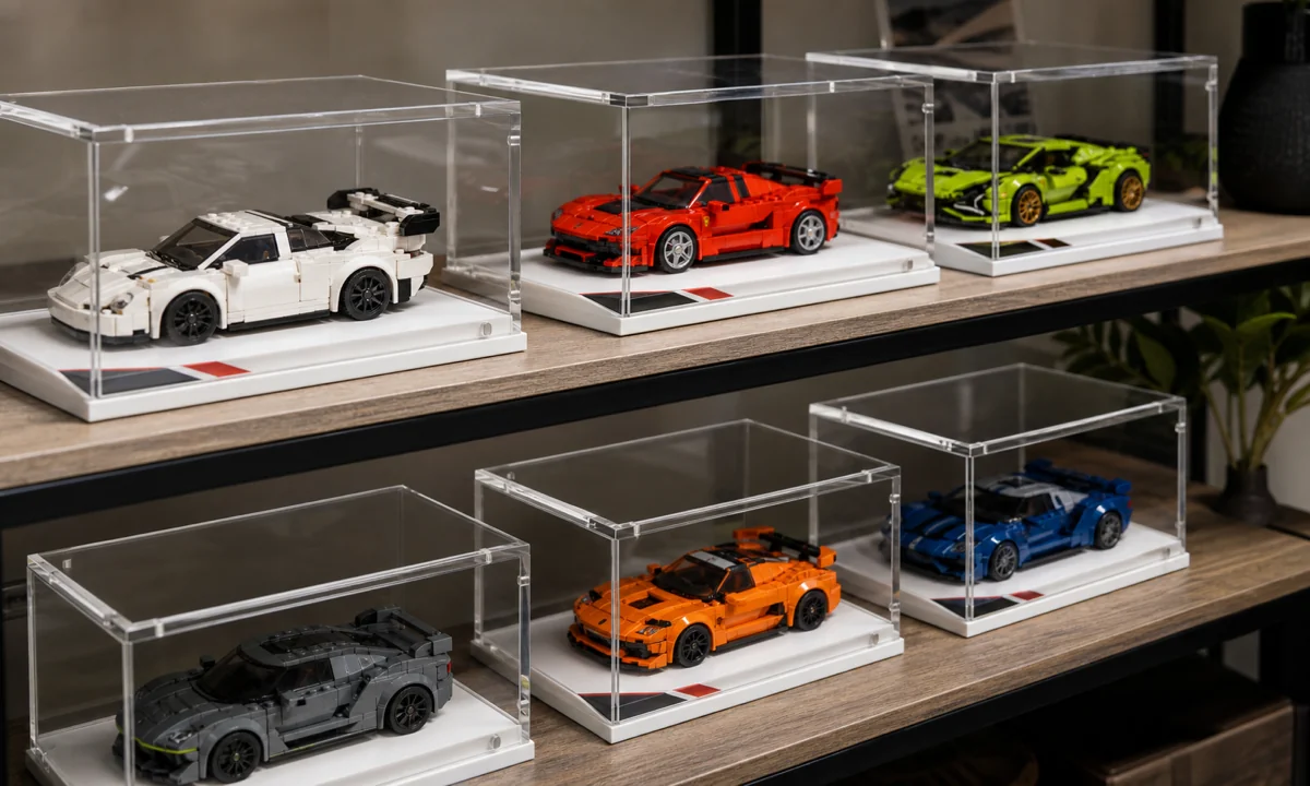 1,000 LEGO Speed Champions Display Cases for a DTC Collector Brand