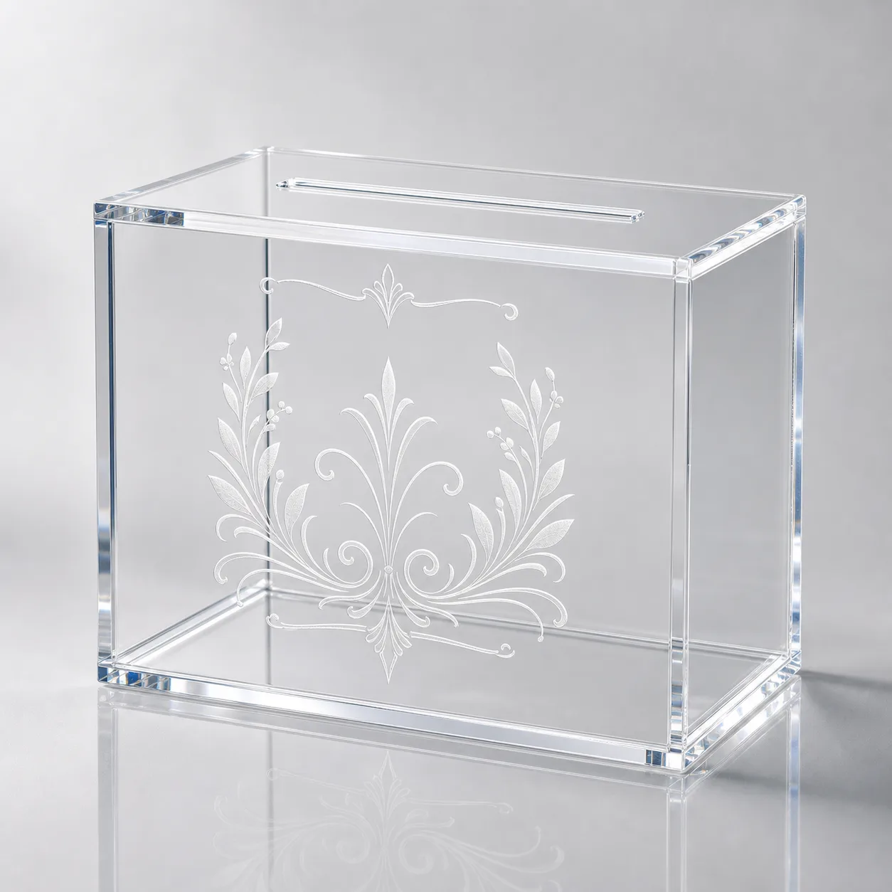Personalized-Engraved Card Boxes