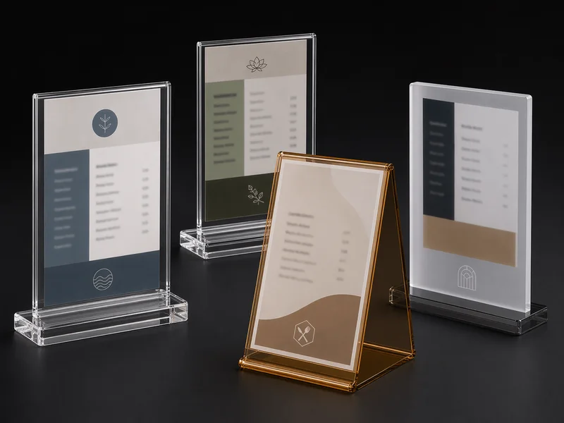 Restaurant Menu Holders: 3-SKU Multi-Location Program