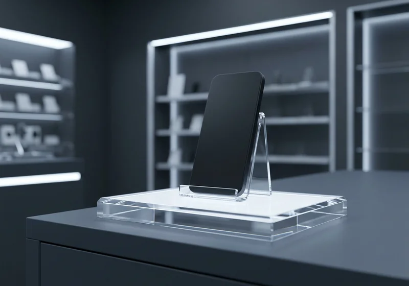 Electronics acrylic displays