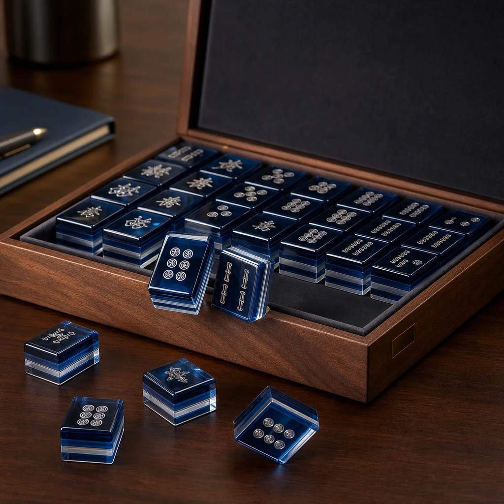 Corporate Client Appreciation Build — custom acrylic mahjong project