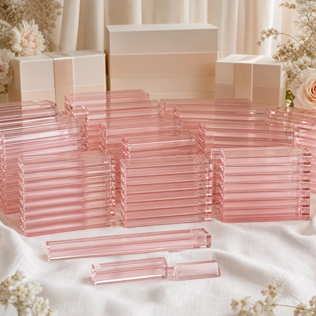 Seasonal Bridal-Gifting Capsule Build — custom acrylic mahjong rack-and-pusher project