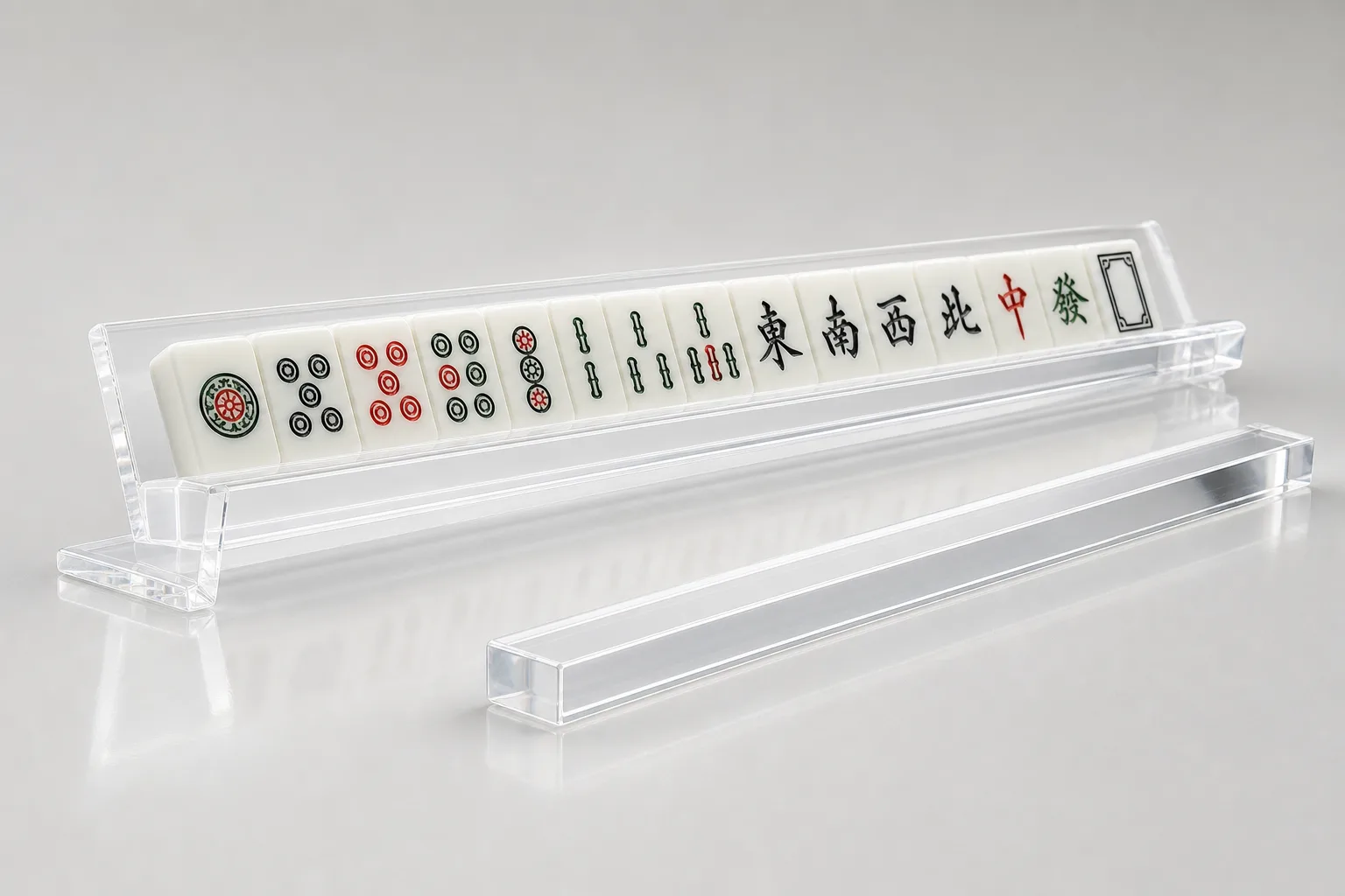 Country-Club Member Color-Matching Build — custom acrylic mahjong rack-and-pusher project