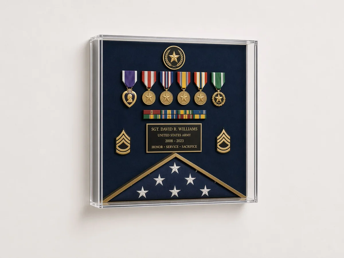 Service-Medal Retirement Display Concept