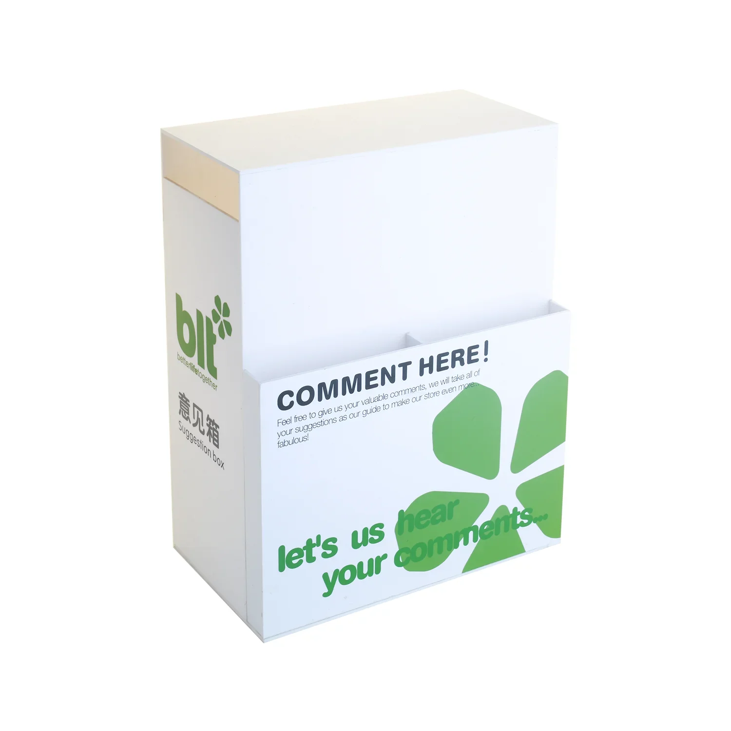 Printed Comment-Card Holder