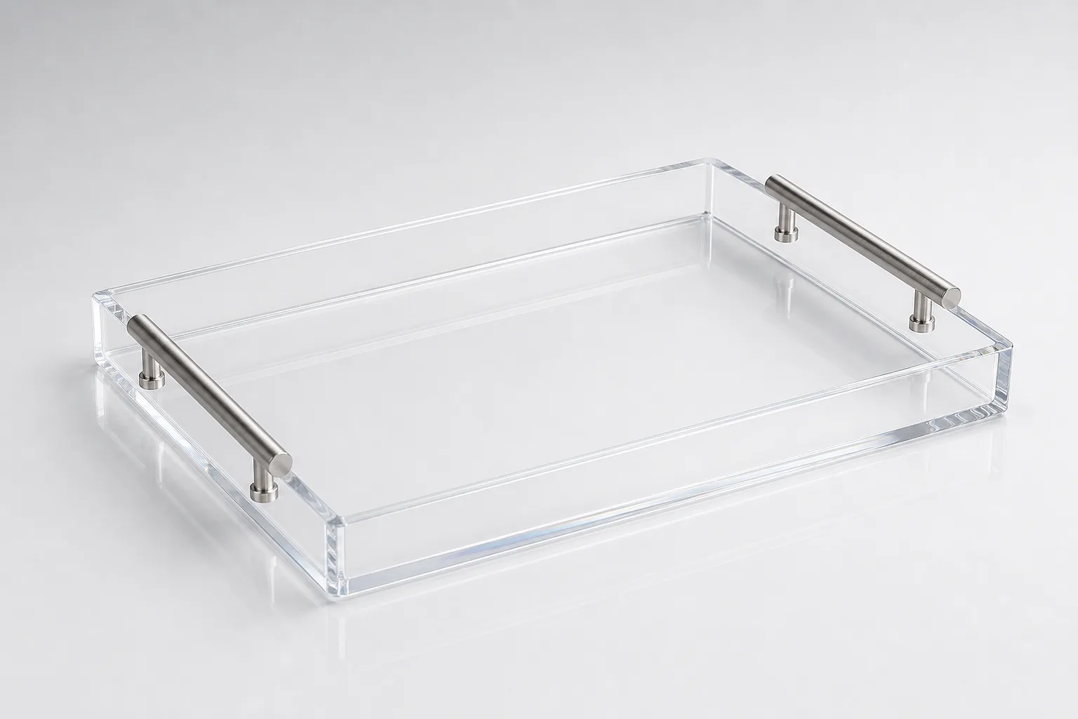 Metal-Handle Serving Trays