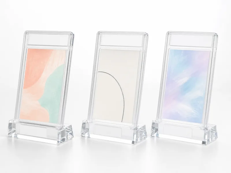 BGS Slab Single Stands — Branded — custom graded card acrylic display case project