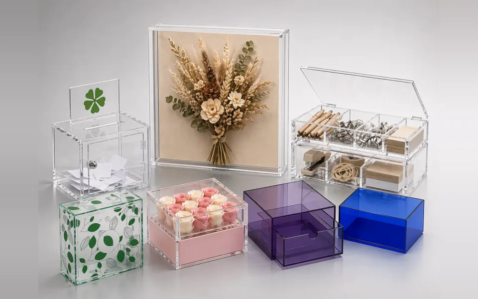 Custom acrylic boxes