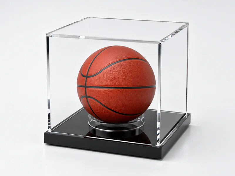 Basketball Display Cases acrylic sports memorabilia display case