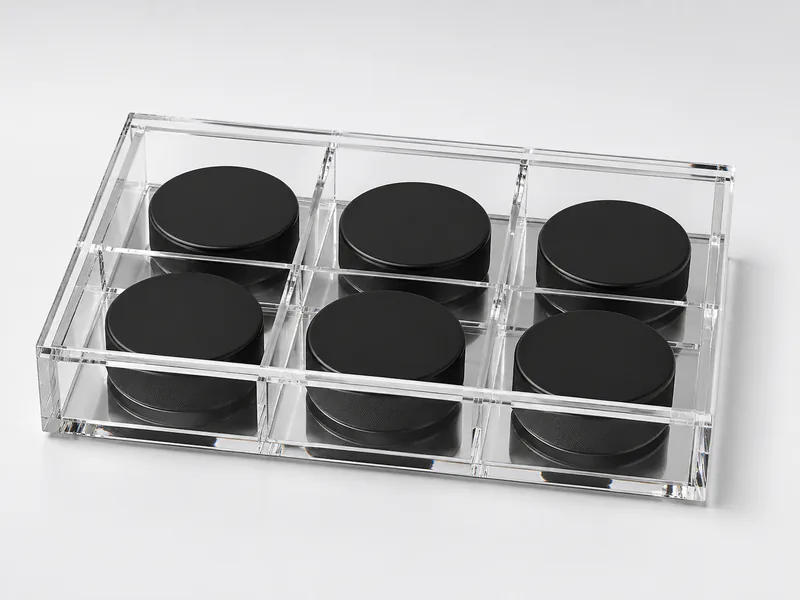 Soccer Ball, Hockey Puck & Smaller Items acrylic sports memorabilia display case