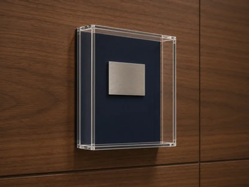 Wall mount system: Concealed Pin